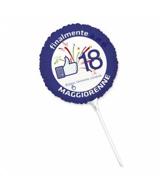 Palloncino Mylar 9 18 Anni Faceparty